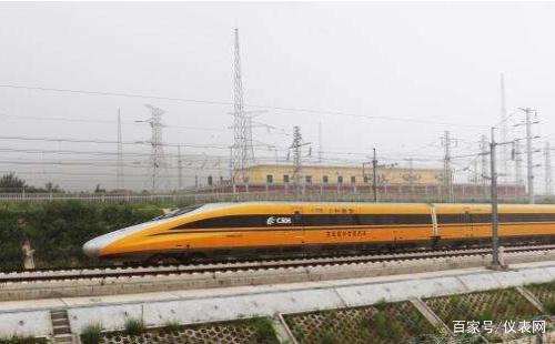 “黄色高铁”检测车 仪器设备检验高铁轨道为乘客保驾护航